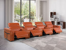 1126 - 7-Piece Modular Power Reclining Sofa In With 4 Power Recliners & Power Headrests