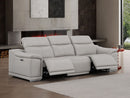 2679 - Genuine Leather Sofa With Dual Power Recliners
