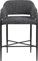 Dame - Fabric Upholstered Counter Stool (Set of 2)