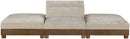 Turin - Chenille Fabric Upholstered Modular Sectional - Taupe