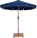 Amalfi - Aluminum Patio Umbrella - Light Brown Base / Light Brown Pole