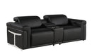 1126 - 3-Piece Modular Power Reclining Loveseat In With 2 Power Recliners & Power Headrests