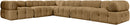 Orin - L-Shaped Velvet 6 Piece Modular Sectional