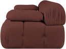 Orin - Velvet Performance Fabric Upholstered 2 Piece Modular Sofa