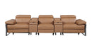 1246 - Modular Power Triple Reclining Dual Console Sofa With Power Reclining Headrests