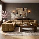 Orin - L-Shaped Velvet 6 Piece Modular Sectional