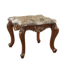 Shalisa - End Table - Marble Top & Walnut
