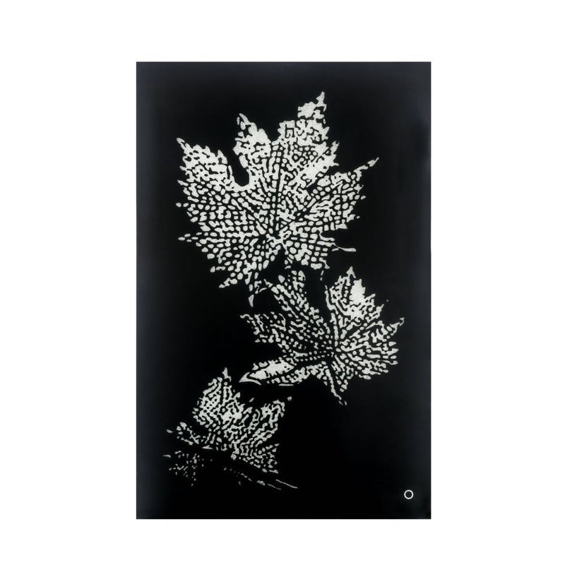 Talisha - 55" Wall Art With LED - Smoky Glass & Faux Crystal