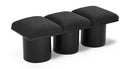 Pavilion - 3 Piece Modular Bench With Black Base