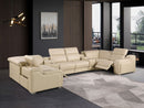 1116 - 8-Piece U-Shaped Sectional Sofa In With 2 Power Recliners & Power Headrests