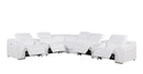 1116 - 8-Piece L-Shaped Sectional Sofa In With 4 Power Recliners & Power Headrests