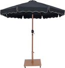 Amalfi - Aluminum Patio Umbrella - Light Brown Base / Light Brown Pole