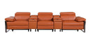 1246 - Modular Power Triple Reclining Dual Console Sofa With Power Reclining Headrests