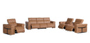 1126 - 7-Piece Modular Power Reclining Sofa, Loveseat & Chair Set In With 6 Power Recliners & Power Headrests