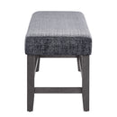 D8030DT - Dining Table Bench - Black / Brown