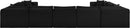Shaggy - 9 Piece Modular U-Shaped Sectional