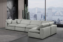 Comfy - 5 Piece Linen Modular Sectional