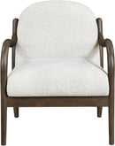 Helmsley - Performance Fabric Upholstered Accent Chair - Brown Frame
