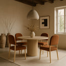 Varinelle - Velvet Dining Chair (Set of 2) - Natural Frame