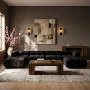 Orin - Velvet 6 Piece Modular Double Chaise Sectional