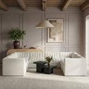 Rummi - Velvet Performance Fabric Upholstered Modular Sectional