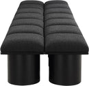 Pavilion - 14 Piece Modular Bench With Black Base