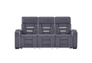 U1895 - P2 Reclining Sofa With IS And LED - Dark Gray