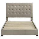 Medley - Genuine Leather Platform Bed
