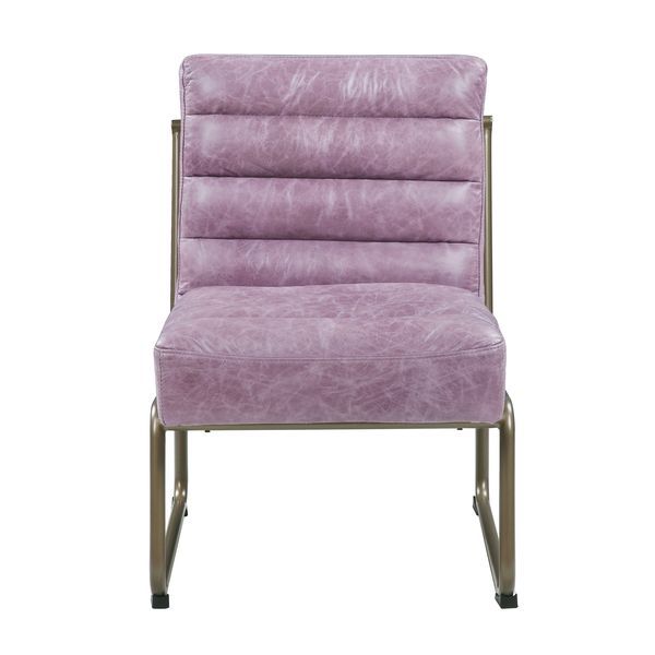 Loria - Accent Chair - Wisteria Top Grain Leather