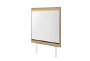 Genesis - Mirror With LED - Gold