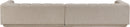Modari - Sectional - Beige