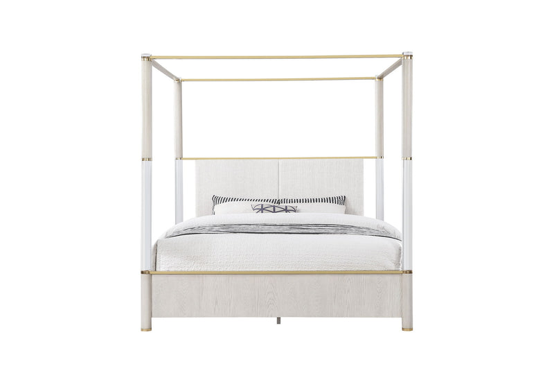 Malmo - King Poster Bed - Oak