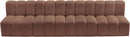 Arc - Faux Leather 4 Seats Modular Sofa