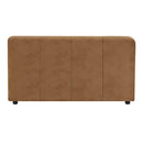 Zoey - Modular - Armless Chair - Chocolate Suede