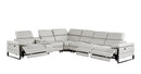 1246 - 7-Piece L-Shaped Modular Power Reclining Sectional With 3 Power Recliners And Power Headrests
