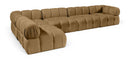 Orin - Velvet 5 Piece Modular Sectional