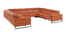1246 - 8-Piece U-Shaped Modular Power Reclining Sectional With 4 Power Recliners And Power Headrests