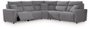 Modmax II - Reclining Sectional - Salt And Pepper