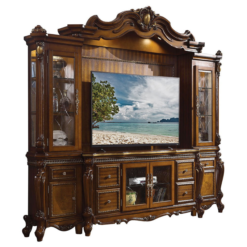 Picardy - Entertainment Center - Honey Oak