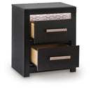 Brizmore - Two Drawer Night Stand - Black