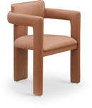 Brenda - Faux Leather Dining Chair (Set of 2) - Cognac