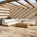Solace - Olefin Performance Fabric 4 Piece Outdoor Patio Modular Sectional