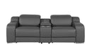 1116 - 3-Piece Modular Power Reclining Console Loveseat In With 2 Power Recliners & Power Headrests
