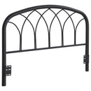 Anderson - Metal Queen / Full Open Frame Headboard - Black