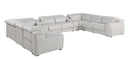 1116 - 10-Piece U-Shaped Sectional Sofa In With 4 Power Recliners & Power Headrests