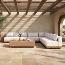 Solace - Olefin 5 Piece Outdoor Patio Modular Sectional