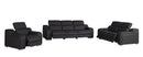 1116 - 6-Piece Modular Power Reclining Sofa, Loveseat & Chair Set In With 6 Power Recliners & Power Headrests