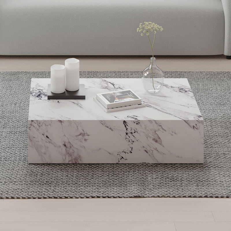 Fritzy - 48" Coffee Table - Engineered Stone