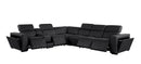 1224 - 7-Piece L-Shaped Sectional Sofa In With 4 Power Recliners & Power Headrests