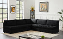 Jacob - Modular Corner Armless Sectional 5 Piece